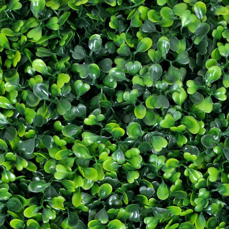 20"x20" Artificial Boxwood Hedge Greenery Panels 60pc Bed Bath